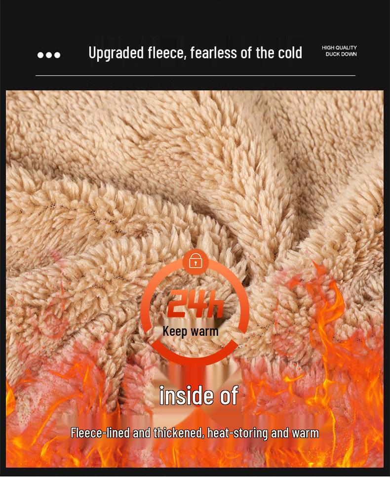 Men's Fleece Hoodie Jacket for Fall/Winter