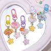 Cartoon Cloud Lightning Moon Star Pentagram Key Chain for Women Cute Fun Aesthetic Key Ring Fashion Pendant Accessories Gift
