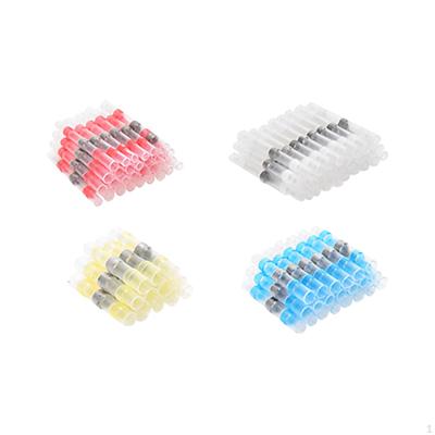 200 Heat Shrink Wire Connectors, Solder Seal Butt Connectors Waterproof Electrical Terminals
