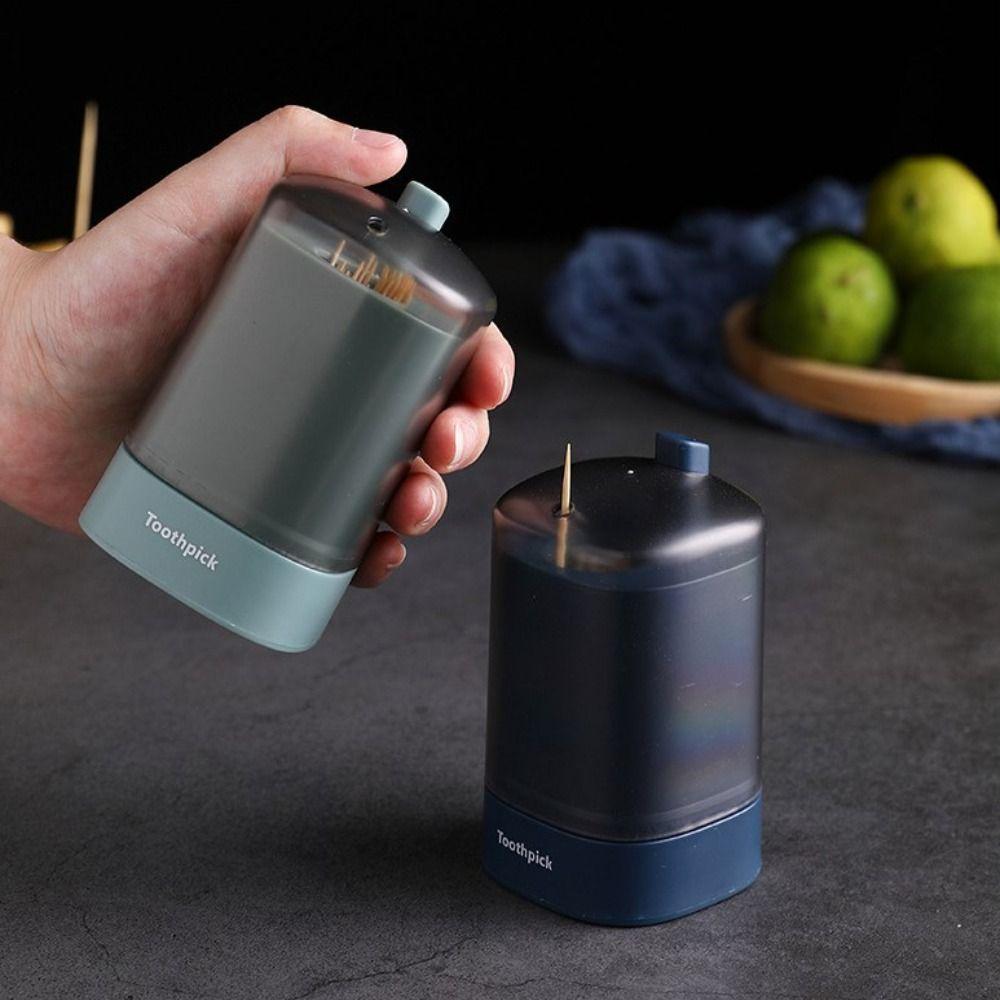Dustproof Press Type Toothpick Box Nordic Style Toothpick Storage Holder New Toothpick Dispenser