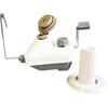 Yarn Ball Winder Hand Operated Winding Wool Winder Machine Yarn String Ball Winder, Convenient Ball Winder for Yarn Tabletop Clamp, White and Gray