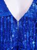Women's Shiny Sequin Sleeveless Vest Sparkly Casual Open Front Waistcoat Jackets Glitter Vest Coat