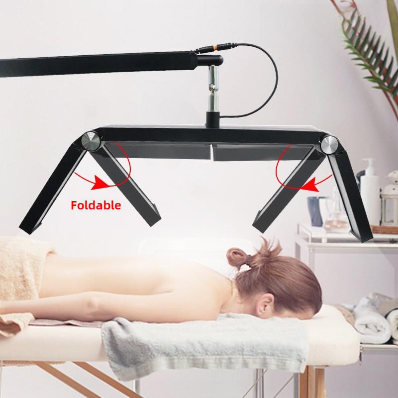 26 Inch Floor Standing Telescopic Foldable Beauty Lamp Adjustable Color Temperature Beauty Fill Light