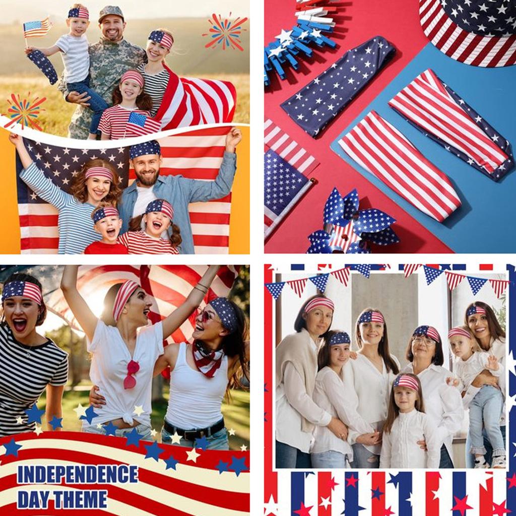 Stylish Hairband for Men Women and Kids Fashionable and Comfortable Head Accessory Flags Sweatbands Versatile