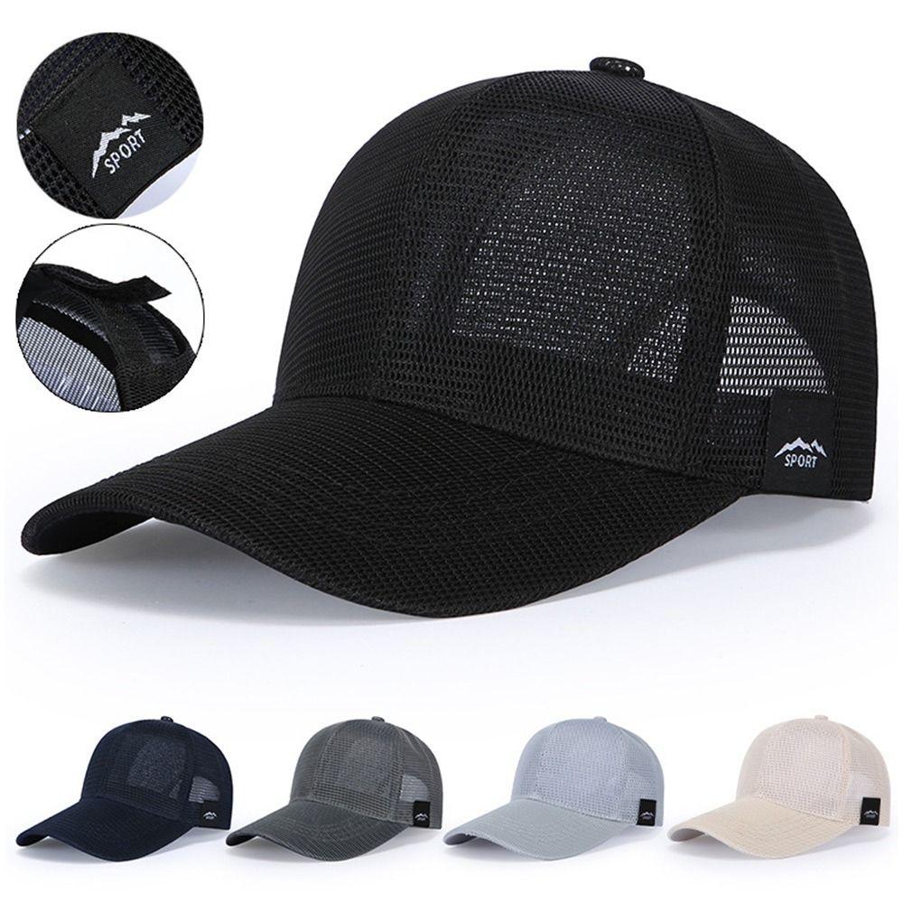 Summer Baseball Cap Full Mesh Snapback Hat Casual Sun Hat  for Men Women