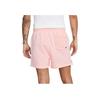Nike Solid Color Brand Logo High Waist Shorts Men Shorts Pink DX0731-686