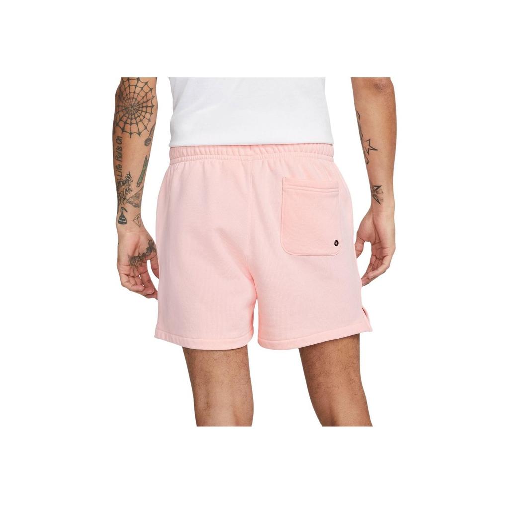 Nike Solid Color Brand Logo High Waist Shorts Men Shorts Pink DX0731-686