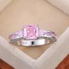 Women'S Zircon Wedding Rings, Pair Rings, Wedding Accessories, Proposal Jewelry