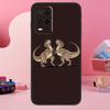 Dragon Dinosaurs Case For Oppo A18 A38 A58 A78 A98 A74 A54 A94 A80 A60 A40 A96 A76 A16 A15 A17 A57 A77 A5 Pro