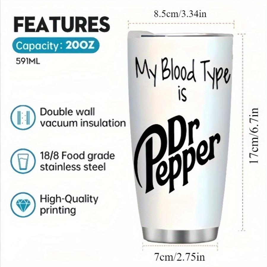 

20 Ounce Stainless Steel Insulated Coffee Cup - Suitable for Hot and Cold Beverages, Easy To Clean, A Perfect Gift