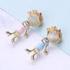 Blucome Cute Little Nurse Brooch Trend Personality Temperament Coat Cardigan Corsage Fashion Accessories Pin