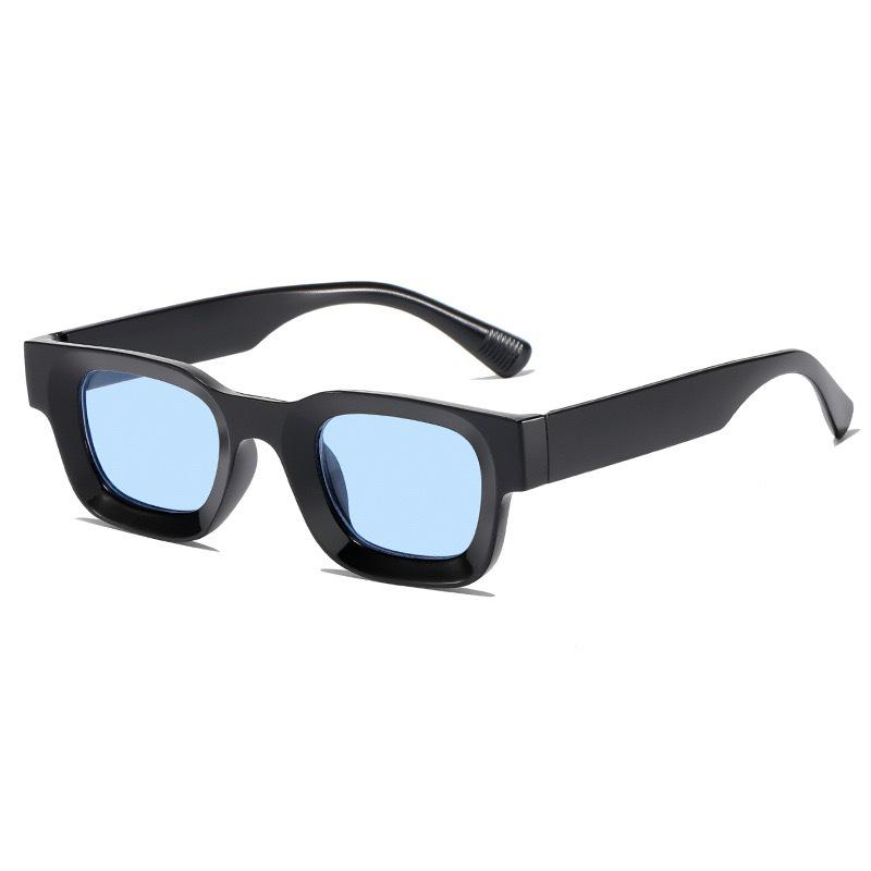 New Trendy Square Frame Sunglasses - Unisex Retro Style with Anti-UV Protection.
