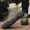 Thick Heeled Natural Leather Breathable Sneakers For Men Loafers Boots Luxury Brand Mens Moccasins Shoes Sports Portable