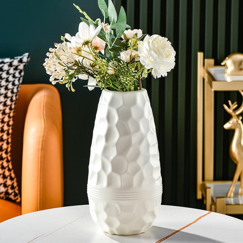 Creative meteorite plastic vase Nordic Unbreakable Plastic Flower Vase Simple Style Room Home table Modern Decoration vase
