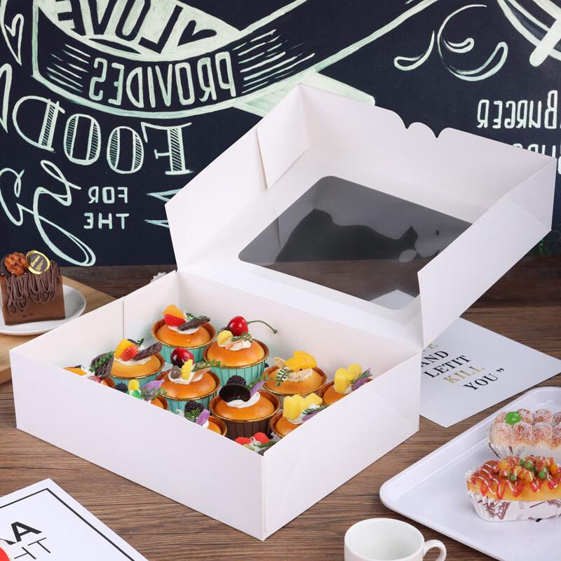 Fanshun 12-Cavity Pre-folded Cupcake & Muffin Box