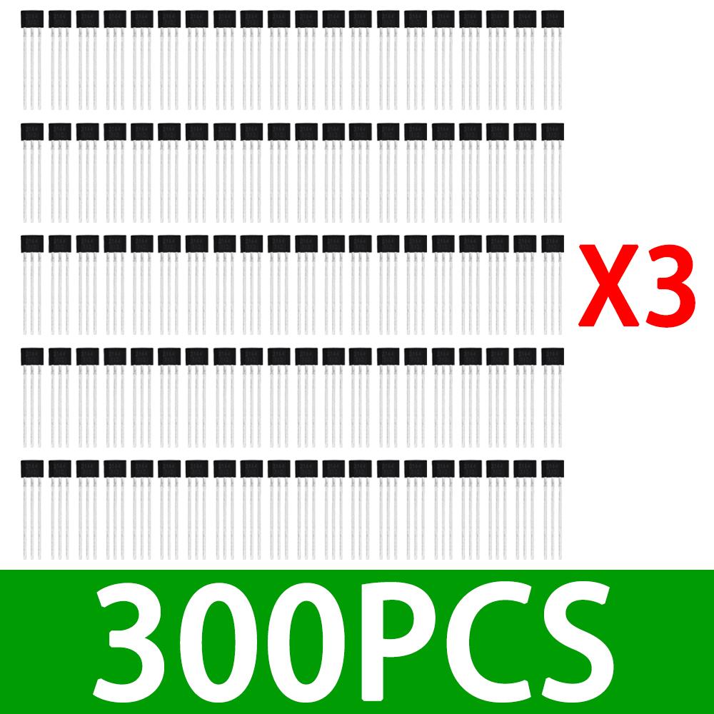 100pcs A3144 OH3144 Y3144 Hall Effect Sensor Brushless Electric Motor TO-92UA A3144EUA