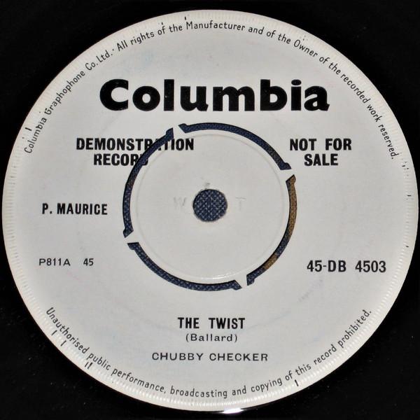 

7inch Record CHUBBY CHECKER - The Twist 45DB4503 Columbia 1960 UK Rock Used