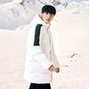 Anta Champion All-Weather Series Color-Block Zipper Hooded Long Sleeve Down Jacket Men outerwear 952347908-1