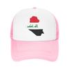 Iraq Flag Iraqi Mesh Baseball Cap Unisex Women HipHop Trucker Hat  Dad Hat Adjustable Summer Trucker Cap