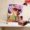 Disney Pearl Painting DIY Zootopia Nickelodeon Party King Pearl Art Painting Pearl Gem Painting, Home Wall Decoration Crafts