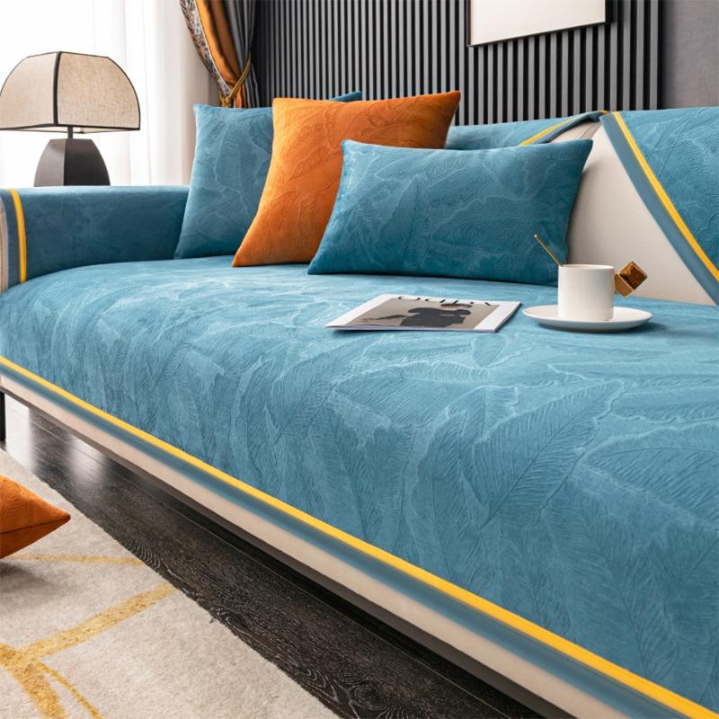 Dutch velvet sofa cushion universal in all seasons, non-slip and anti-cat scratch sofa cover, seat cushion and backrest towel