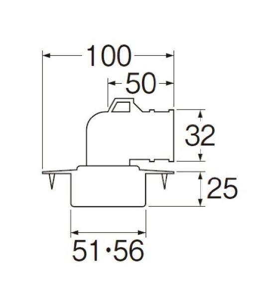 SANEI Drain attachment parts for washing machine hoses Washing machine drain pipes VP/VU
