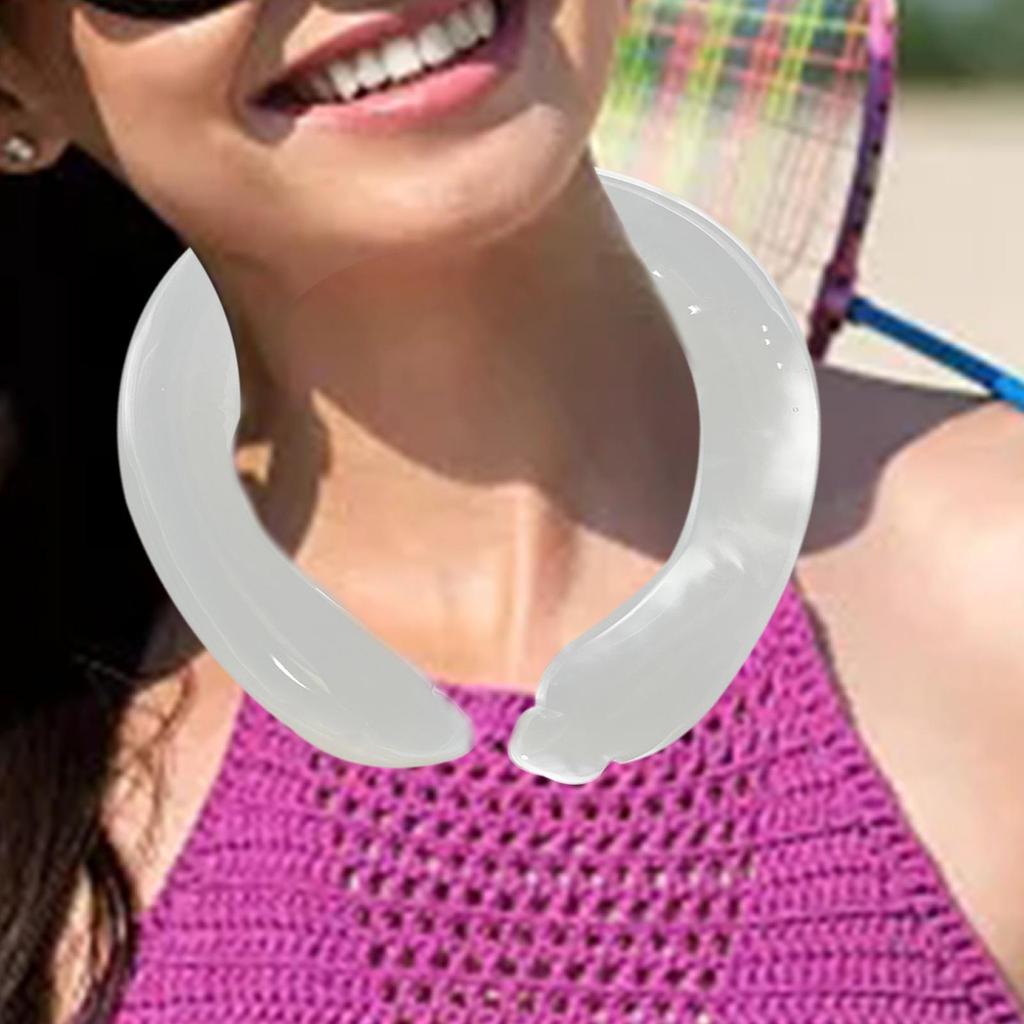 Reusable Neck Cold Cooler Cold Ice Pack Wraps Neck Cooling Tube for Camping