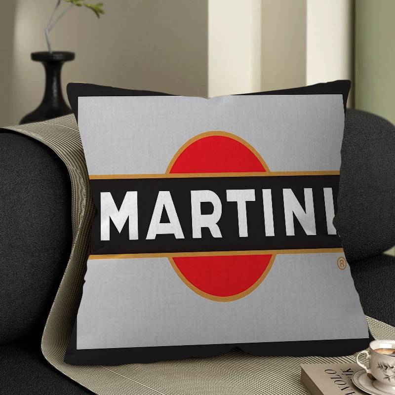 Classic Cocktail MMartini Racing Pillow Covers Cartoon Sofa Decorative Home Doublesided Printing Short Plush Cute Cushion