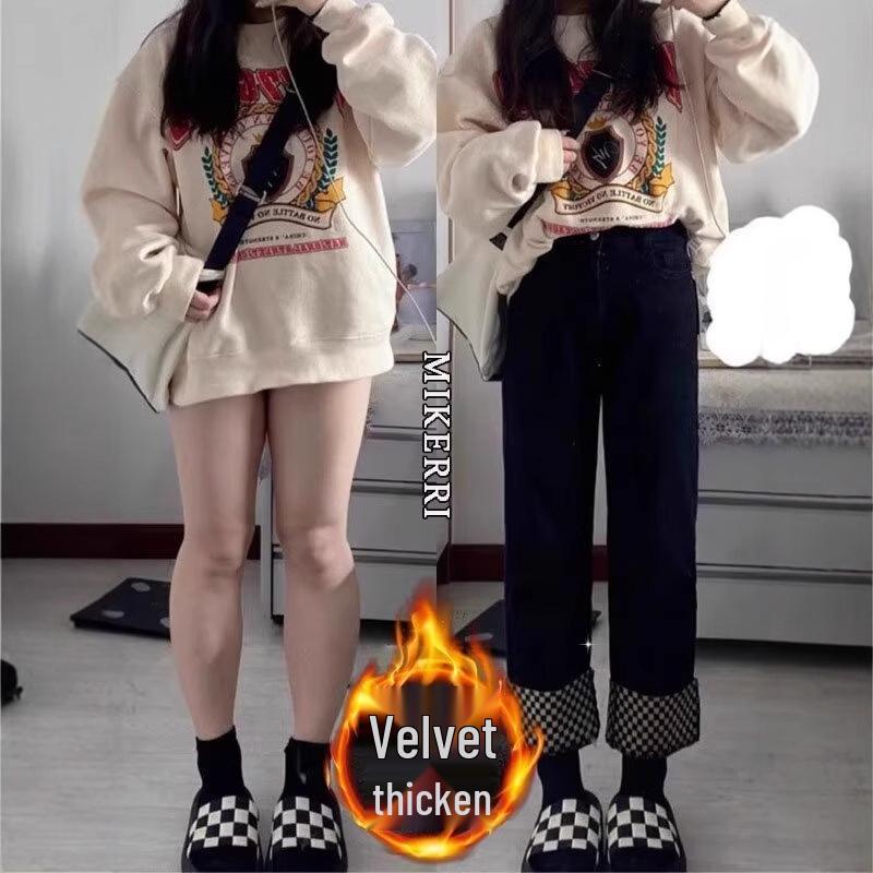 

Women s 2024 Blue-Gray High-Waisted Slimming Straight-Leg Jeans S