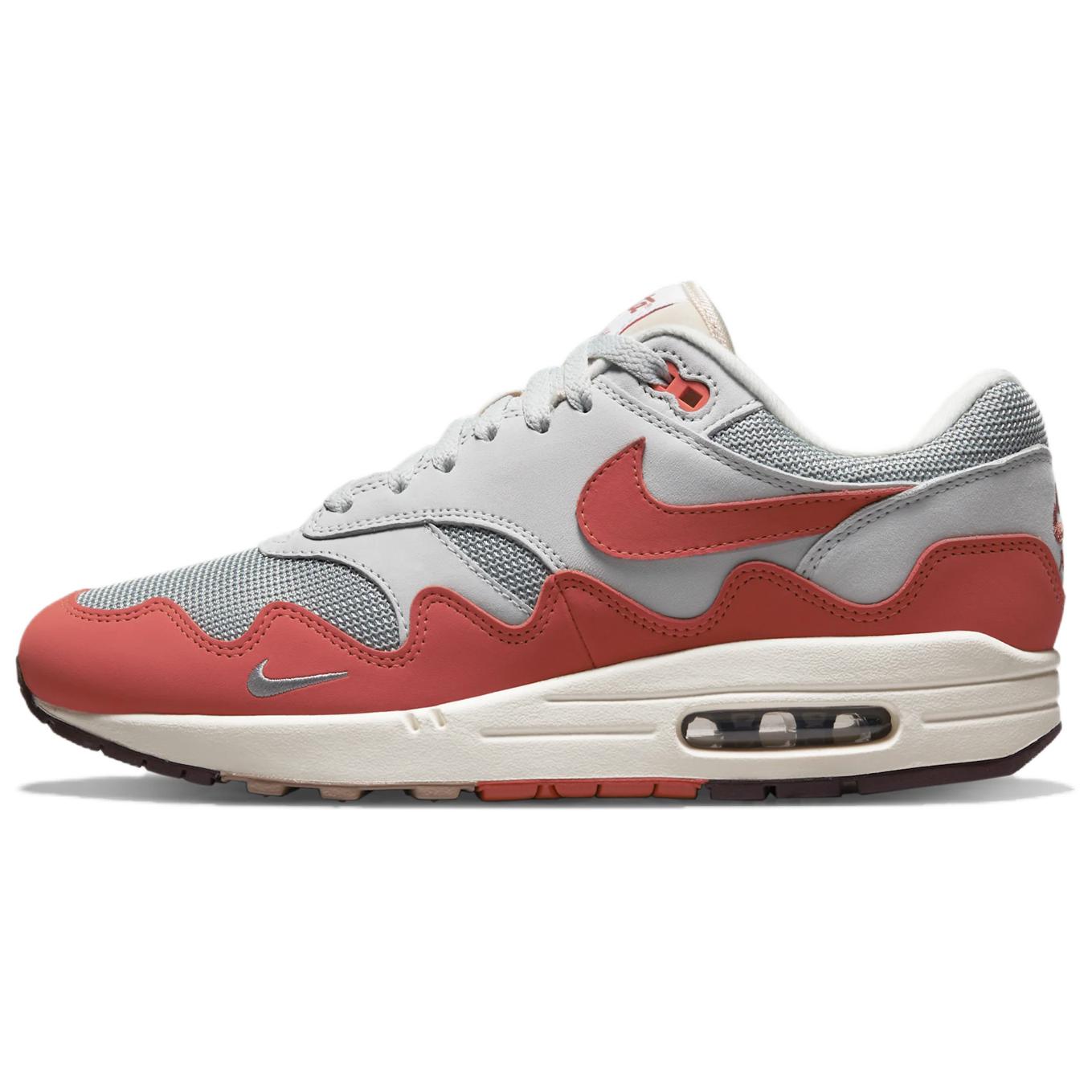 

Patta x Nike Air Max 1 Running Shoes Unisex Red Black II7055-800 42.5