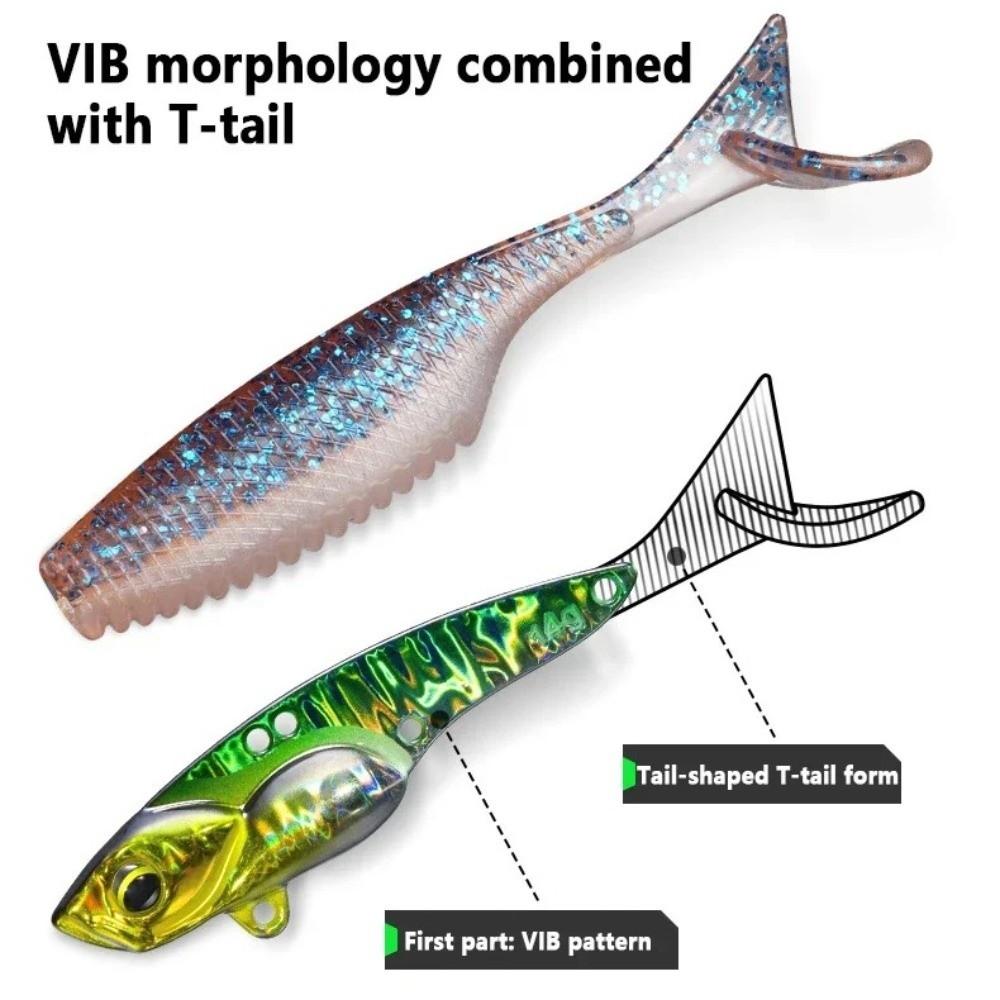 Akce pomalého potápění Návnada s pomalým potápěním Měkký materiál Rybaření Měkká nástraha Rybaření ve slané vodě