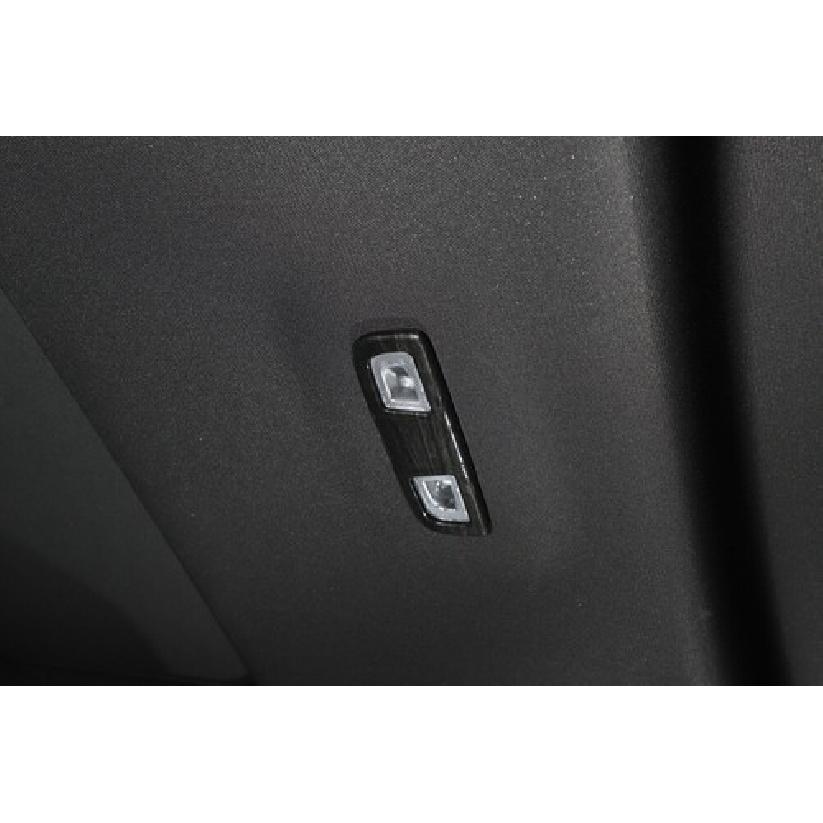 Black Wood Roof Dome light Bezel Cover Trim for Chevy Silverado GMC SIERRA +