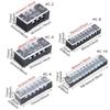   3/4/5/6/8 Position Fixed Wiring Board Double Row Strips Terminals Block Strips