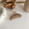 Fashion Frosted Brown Hair Clip  Ladies Temperamen Hairpin Large  Back of Head Shark Clip Korean Style  Hair Accessories