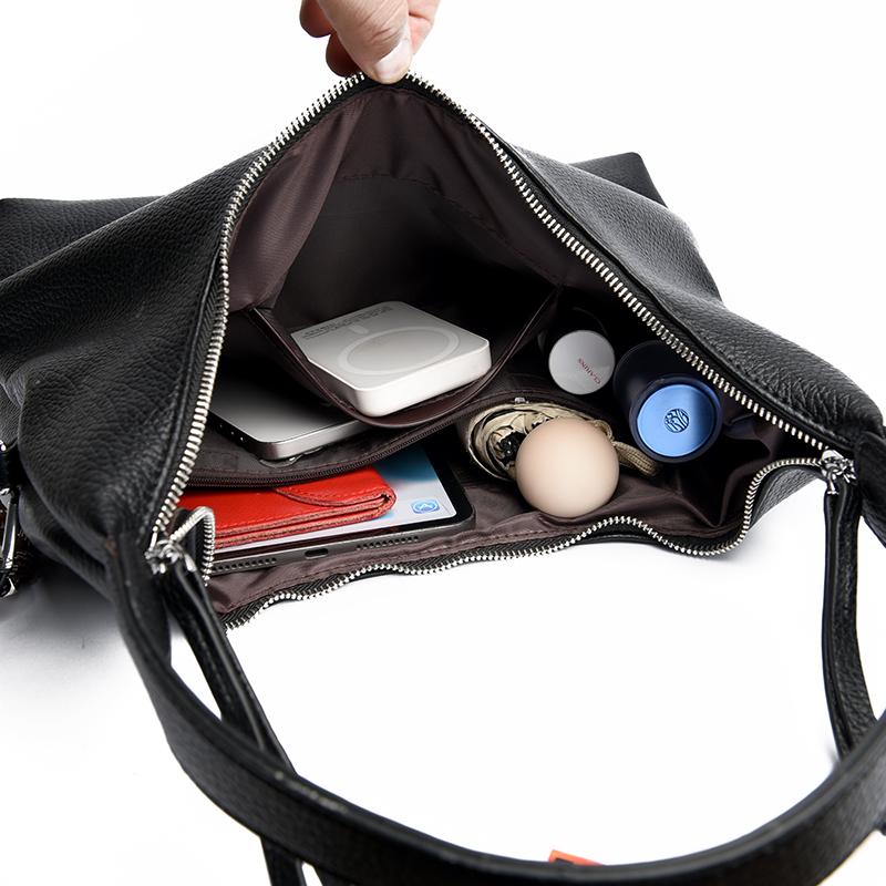 Large Capacity Tote Bag Vintage Shoulder Underarm Bag