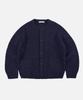 Frizmworks Brushed Wool Round Cardigan _ Purple