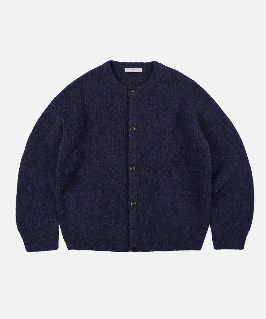 Frizmworks Brushed Wool Round Cardigan _ Purple