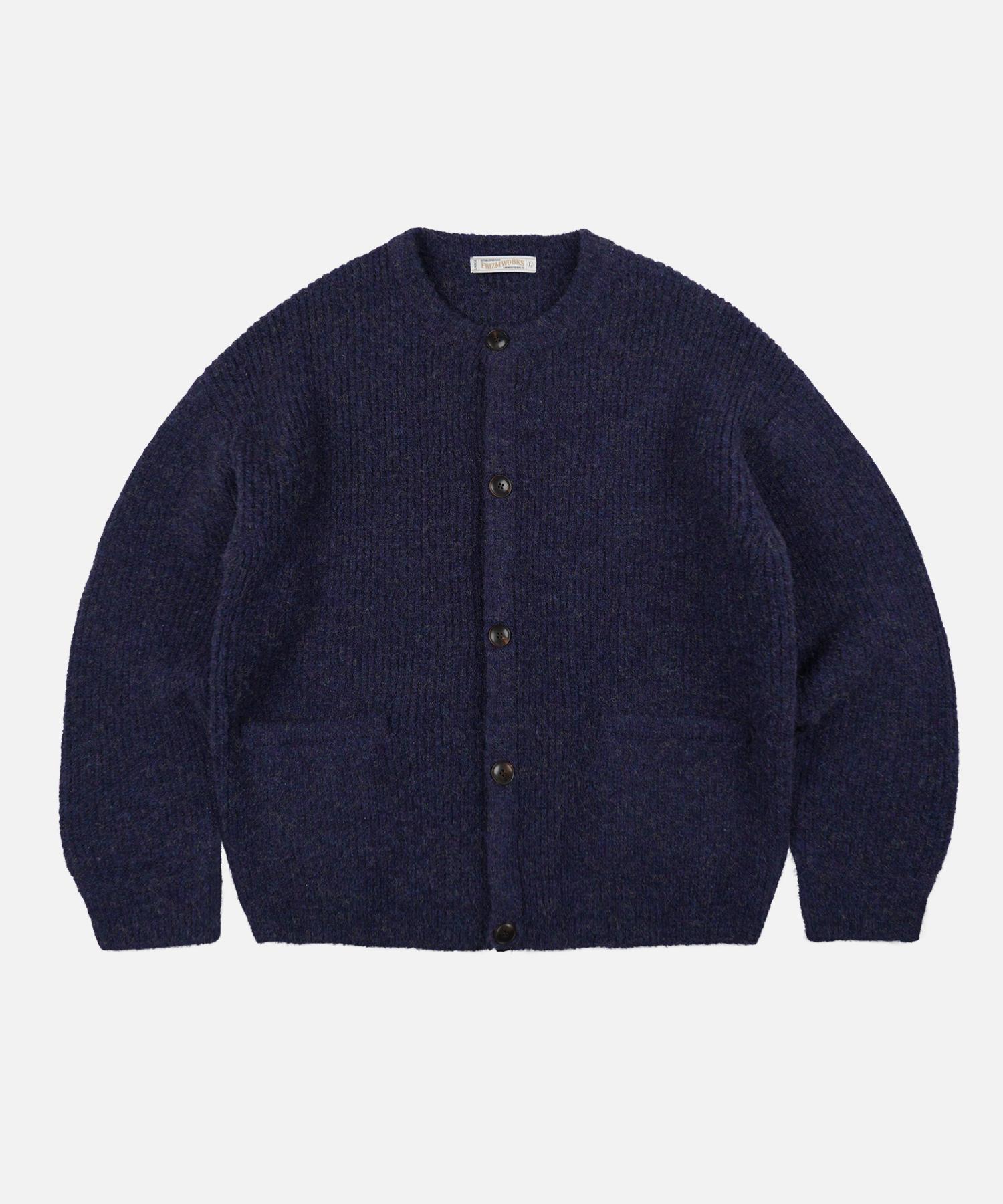 Frizmworks Brushed Wool Round Cardigan _
