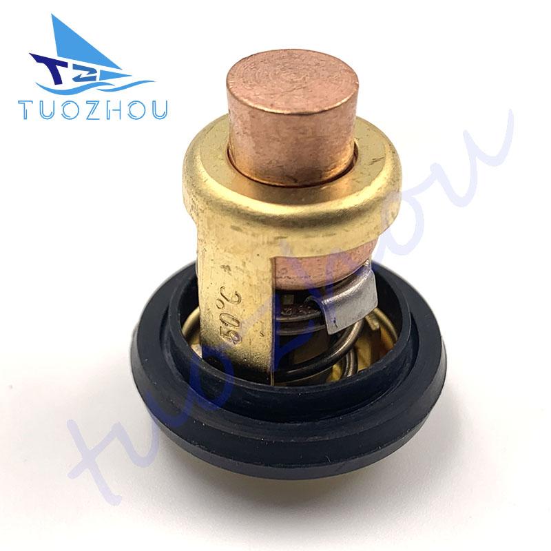 50℃ / 122℉ Thermostat 6E5-12411 For Yamaha 2 Stroke 3 4 5 6 8 20 25 30 40 HP Outboard 6E5-12411-30 6E5-12411-20 688-12411-11
