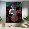 Anime CChainsaw Man RReze Cartoon Tapestry Wall Decoration Home Decoration Japanese Anime Printed Tapestry Dormitory