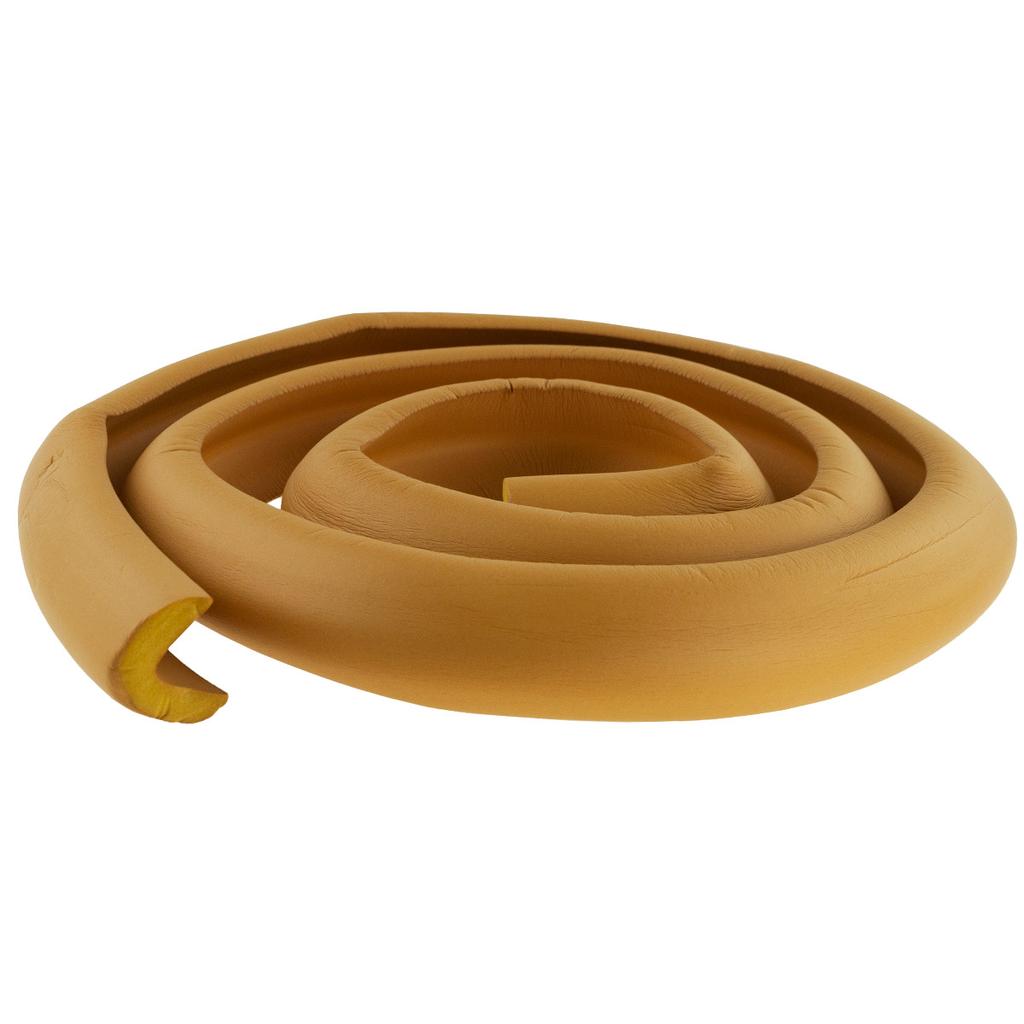 JJ29B FOAM TAPE FOR PROTECTING EDGES, RIM, CORNERS 2m BROWN CORNERS FURNITURE