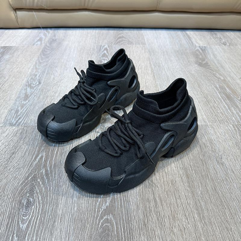 

Women s Casual Sports Shoes Mixed Colors Platform Shoes Summer Breathable Knitted Sock Flats Woman Sneakers Zapatos De Mujer 40