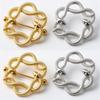 2Pcs 316L Stainless Steel Snake Nipple Rings Punk Industrial Body Piercing Jewelry