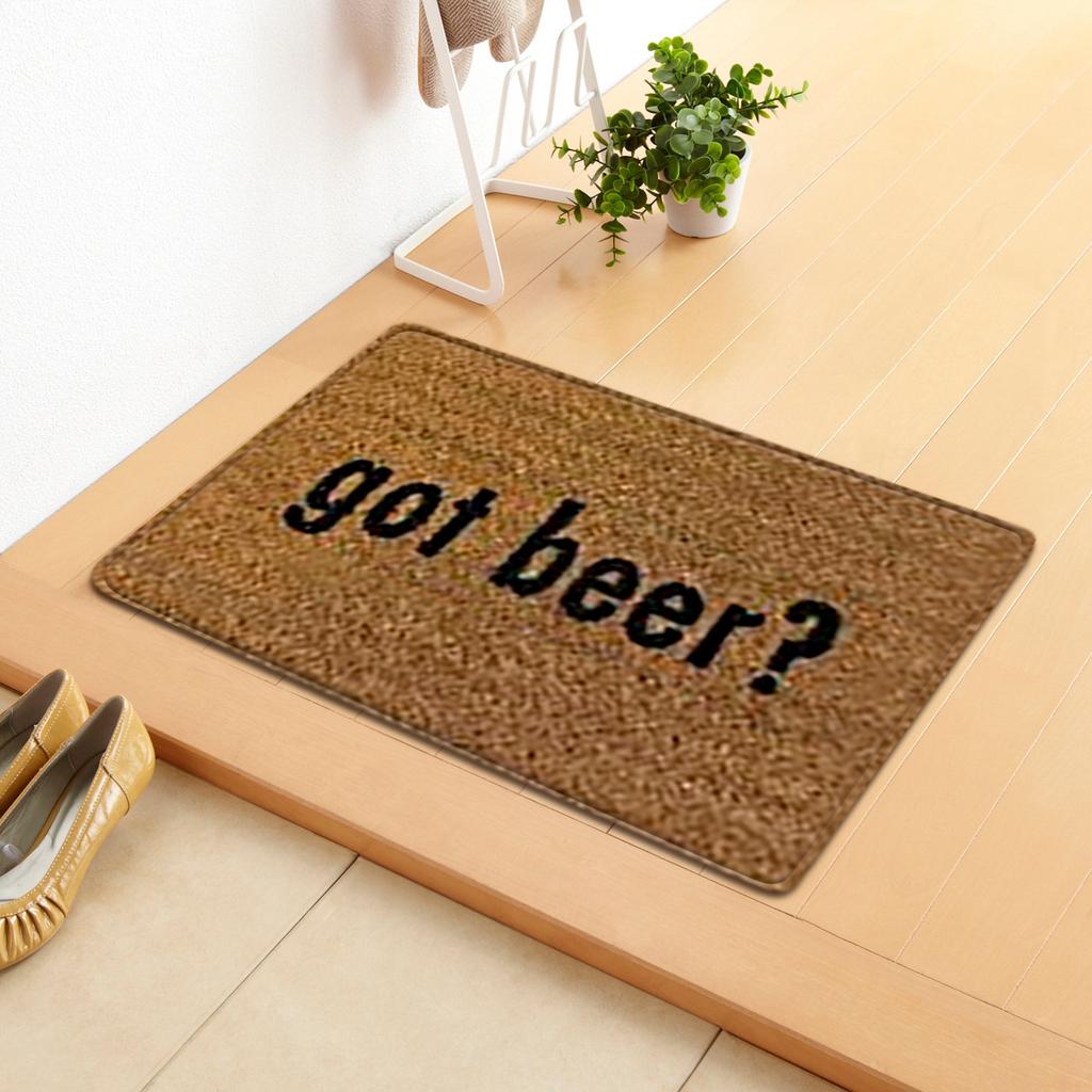 Creative Home Door Mat Water Absorbent Non-Slip Mat Living Room Kitchen Floor Mat Bedroom Carpet