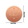 2pcs Copper Bird Bath Cleaning Disk, 0.6mm Pure Copper with Triple-Point Support, Universal Fit for Outdoor Birdbaths