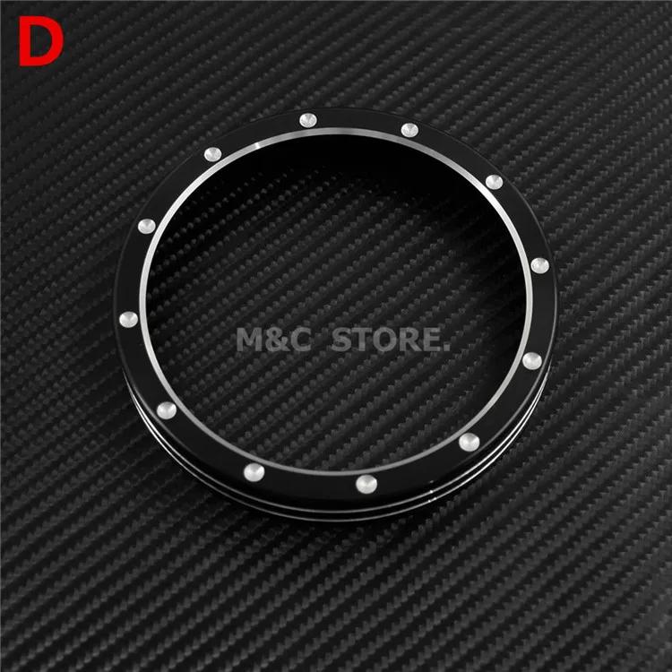Motorcycle Speedometer Trim Bezel Trim Ring Aluminum For Harley Sportster XL883 1200 XR Iron Dyna Street Bob Low Rider Speedometer Trim4