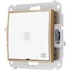 Switch Module Without Frame Crosses USA Karlik Mini Color White/gold