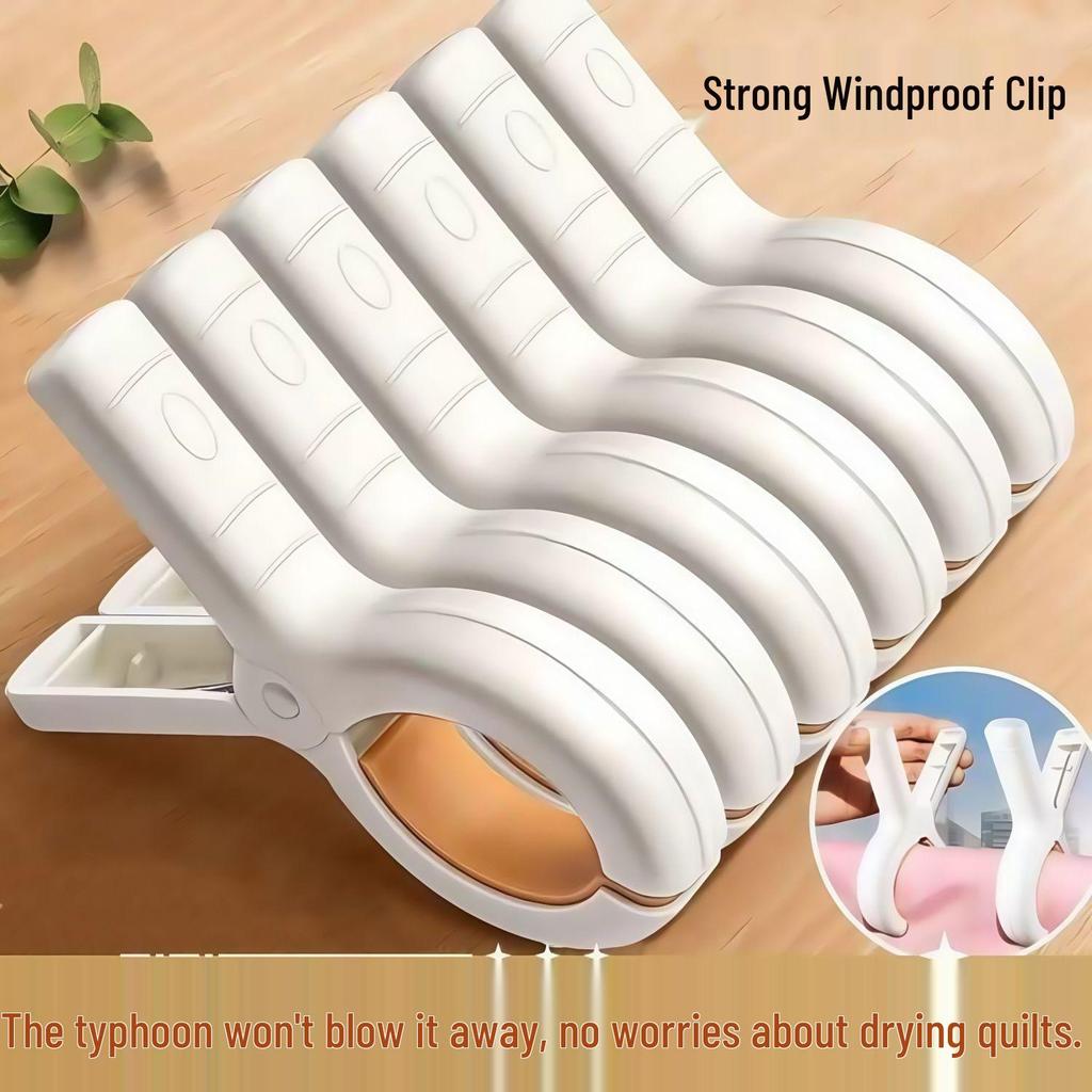 Windproof Strong Clothes Peg - Large Plastic Quilt and Drying Sheet Clip.