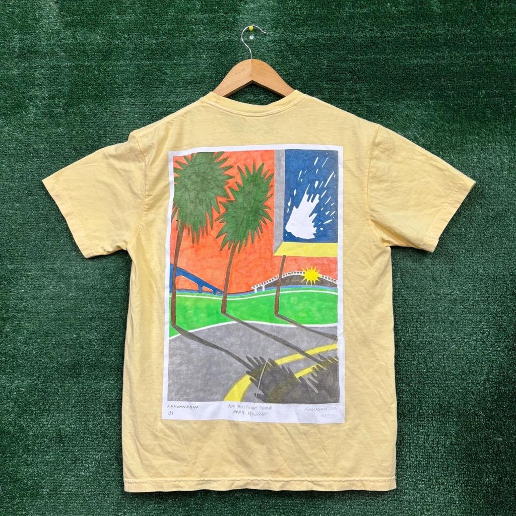 Khruangbin Clearwater Florida Tour Affisch Rockband T-shirt Storlek Medium