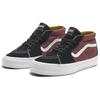 Vans Premium Sk8-Mid 83 Black Russet Maroon Unisex Sneakers VN000CQQCLD